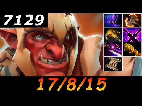 Dota 2 Troll Warlord 7129 MMR 17/8/15 (Kills/Deaths/Assists) Ranked Full Gameplay