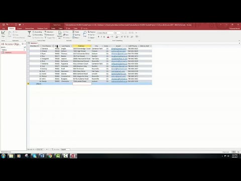 Access 2021 In Practice | Chapter 1 Guided Project 1-2 | Step by Step Full Tutorial SIMnet 2024