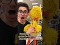 Homemade Big Bird Plush From Goodwill Or Official Sesame Street Merch Shorts
