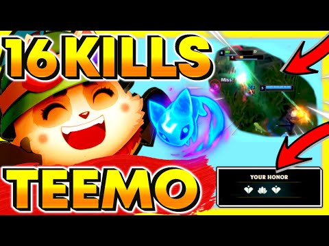 TEEMO TOP vs SION - SUMMON AERY TEEMO 16 KILLS HARD CARRY + 3 HONORS #teemo #leagueoflegends #359