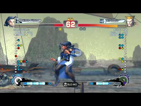 SSF4 AE: rosetukaidesu (Rose) vs ACE E I RI N (Guile) - Ranked Match (720p HD)
