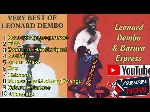LEONARD DEMBO BEST OLD SKOOL HITS SINGLES COLLECTION MIXTAPE BY DJ CHIBENZI