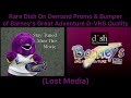 Rare Dish On Demand Promo Bumper Of Barney S Great Adventure D VHS Quality Lost Media