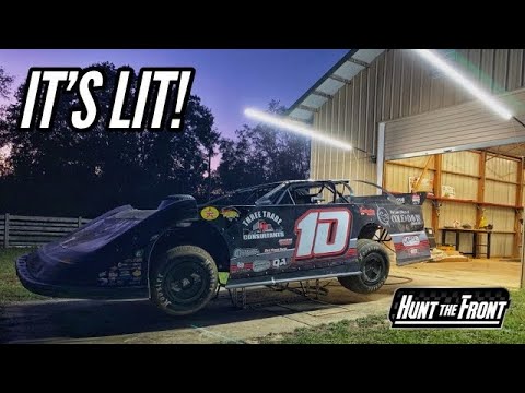 New Shop Improvements! Pit Sky Lights for our Race Car Wash Pad