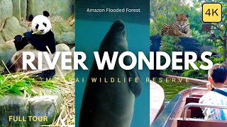RIVER WONDERS! Asia’s Only River Themed Wildlife Park Zoo Tour in Singapore 4K | Mandai 