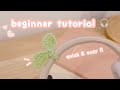 Crochet Headphone Sprout Beginner Crochet Tutorial Headphone Accessory Crochet Leaf QUICK EASY