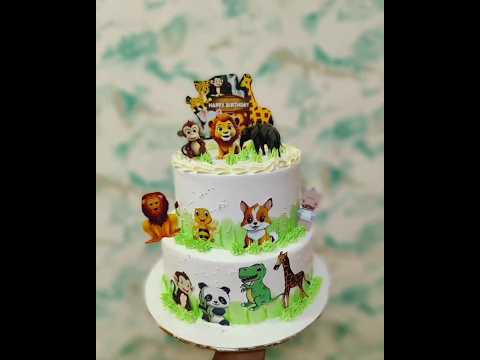 Jungle safari theme cakes🔥 models part 1 || Latest models #trending #cake #shorts #junglesafari
