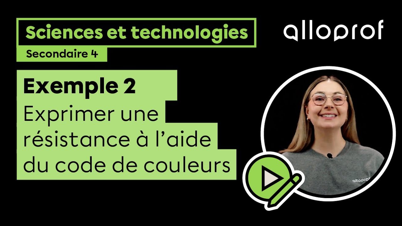 Exprimer une résistance à l'aide du code de couleurs