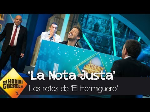 Pablo Alborán y Pablo Motos se 'pican' en 'La Nota Justa' - El Hormiguero 3.0