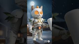 鏡餅ヒーローに変身する猫🐱