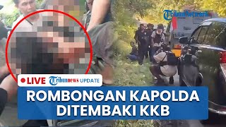 LIVE: Rombongan Kapolda Papua Tengah Ditembaki KKB di Nabire, Kasat Narkoba Terluka