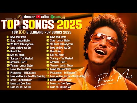 Bruno Mars, Adele, Ed Sheeran, Maroon 5, Dua Lipa, Rihanna, The Weeknd 💥 Billboard Top 50 This Week