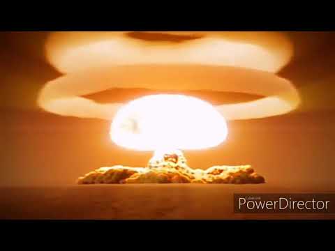 I put Terraria Music over a nuclear blast