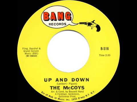 1966 HITS ARCHIVE: Up And Down - McCoys (mono 45)