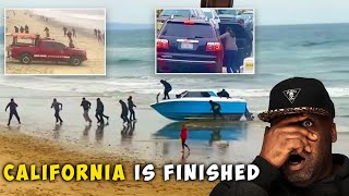 MIGRANTS RUN SPEEDBOAT ONTO BEACH, CALIFORNIA RETHINKS 2ND AMENDMENT