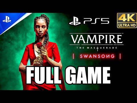 Vampire: The Masquerade Swansong | Full Game Gameplay Playthrough [PS5 4K]