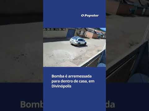 Bomba é arremessada para dentro de casa, em Divinópolis