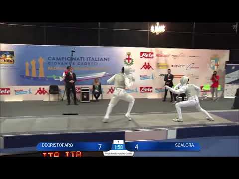 Italian Championships 2023 CMF - GOLD - Mattia de Cristofaro v Fernando Scalora