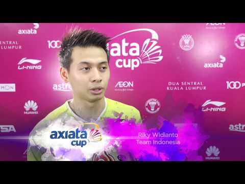 071214 AXIATA CUP 2014 PRE MATCH RIKY WIDIANTO