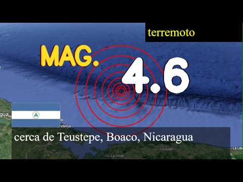 😱🚨  Terremoto cerca de Teustepe, Boaco, Nicaragua actualizaciones en vivo hoy: Terremoto de magnitud