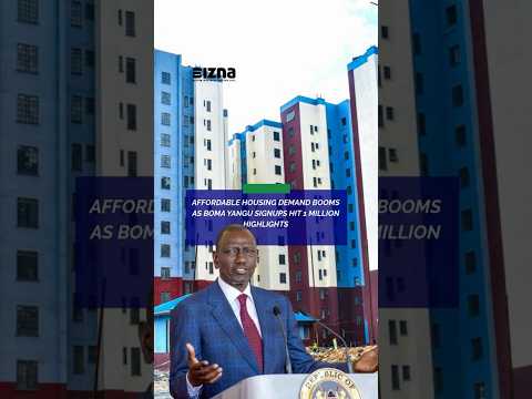 Boma Yangu Affordable Housing Programme Impact
