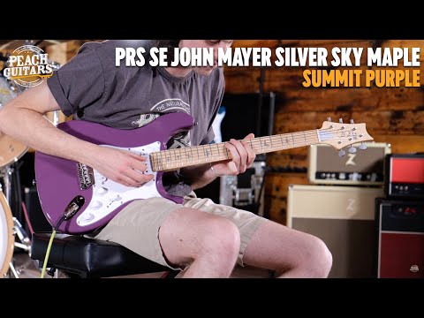 PRS SE Signature | SE John Mayer Silver Sky Maple - Summit Purple - Left-Handed image 11