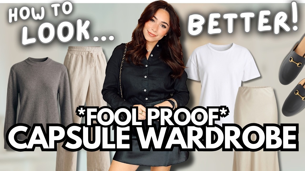 How to Look Expensive For LESS! 🤫 ULTIMATE 10 ITEM Affordable Capsule Wardrobe! Try On Haul Quince 🖤
