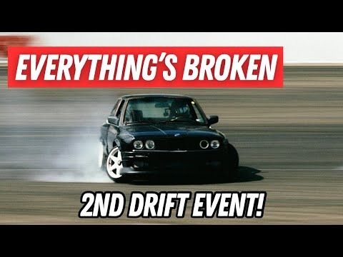 Mit einem 150 PS starken BMW E30 zu driften ist schwierig.