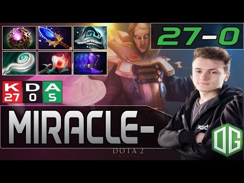 Dota 2 | OG Miracle 8000MMR - Invoker 27-0 vs Maelk & xy- | Ranked Gameplay