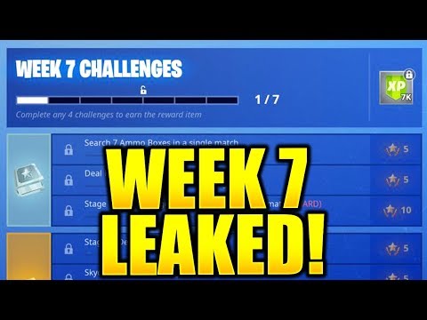 SEASON 6 WEEK 7 CHALLENGES LEAKED! WEEK 7 ALL CHALLENGES EASY GUIDE WEEK 7 CHALLENGES!