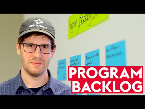 Let's talk about the Program Backlog Board