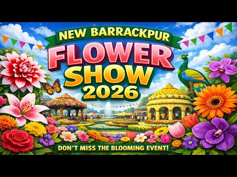 New Barrackpur Flower Show 2026 organized by New Barrackpur Municipality