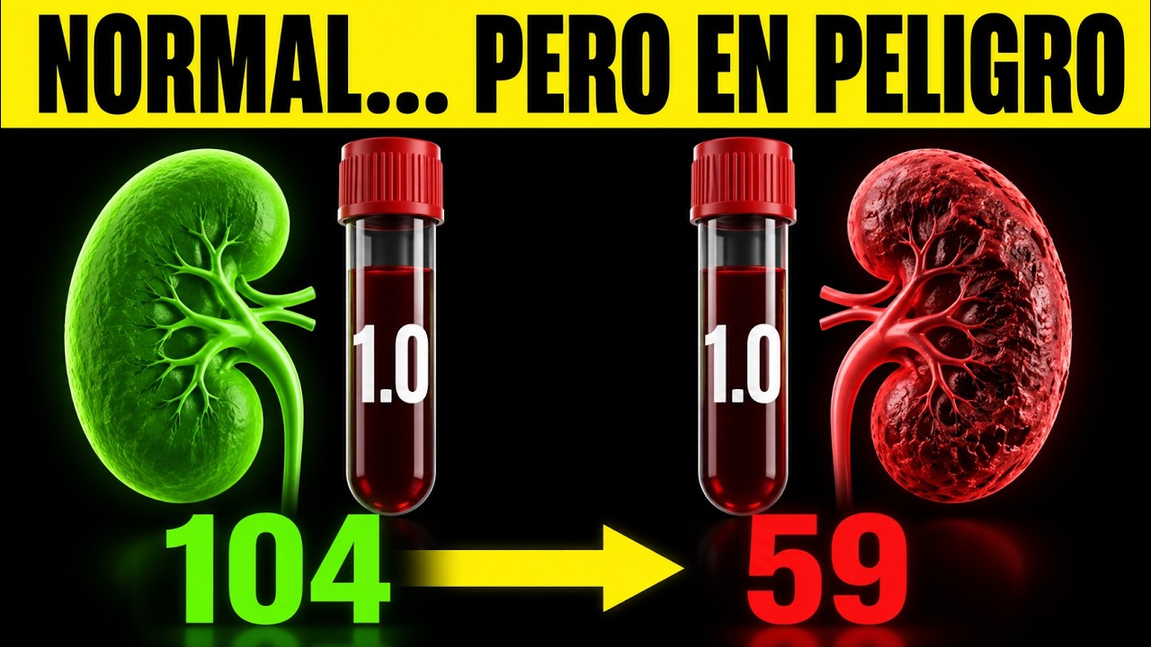 Tus RIÑONES pueden estar fallando con una creatinina “NORMAL”