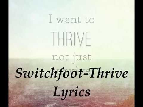 Switchfoot-Thrive Lyrics