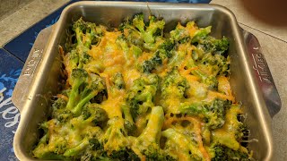 Easter Simple Cheesy Garlic Broccoli And Carrots. (On Stove And Air Fryer)