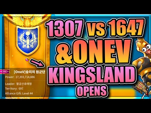 Kingsland Opens [1307 vs OneV & 1647]  Strife KvK in Rise of Kingdoms