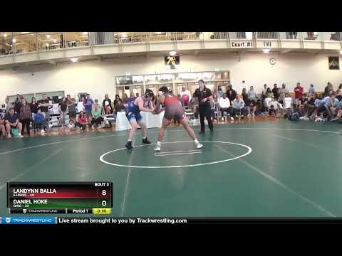 187 Lbs Round 1 (8 Team) - Landynn Balla, Illinois Vs Daniel Hoke, Ohio Ad16