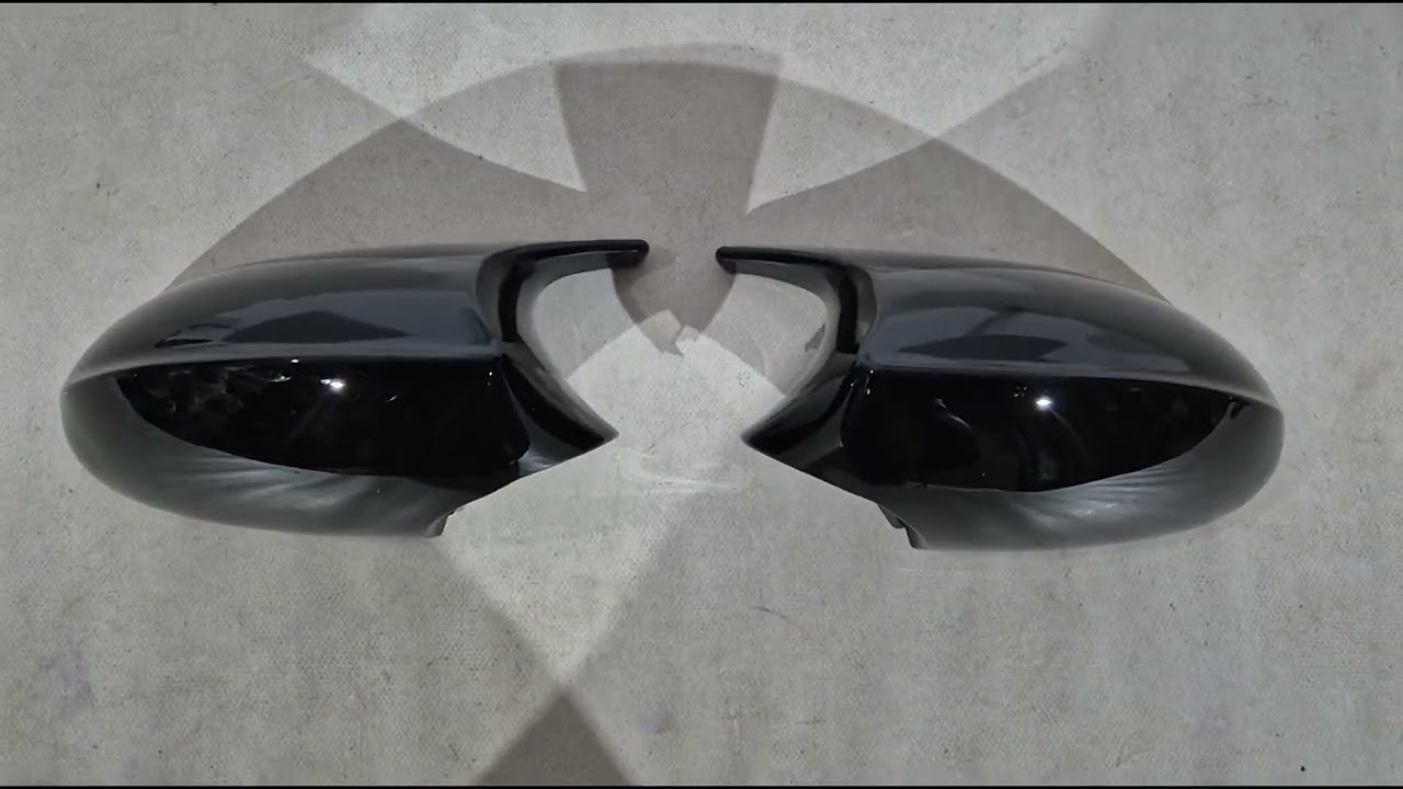 BMW 3 серия E92/E93 2006–2013 гг. Крышки зеркал 2006-2010 M-Look (с защелками, 2 шт.) Video 1