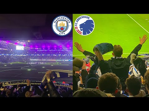 CRAZY FC Copenhagen Fans TAKEOVER the Etihad