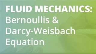 Head Loss, Bernoullis & Darcy–Weisbach Equation | Fluid Mechanics