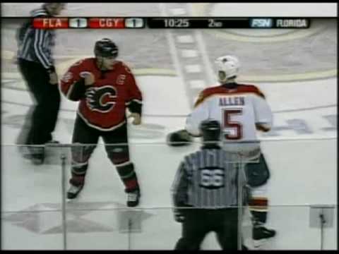 Bryan Allen vs Jarome Iginla