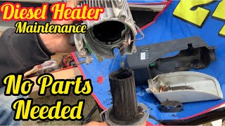 DIY Diesel Heater Maintenance For Dummy’s !! No Parts Needed !! Works For 2KW -8KW Chinese Heaters