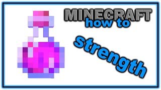 How to Make a Potion of Strength! | Easy Minecraft Potions Guide