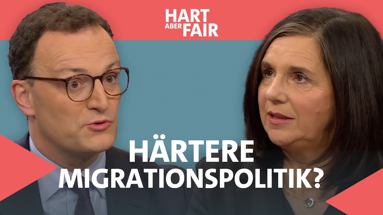 Härtere Regeln bei Migration? Das sagen Jens Spahn und Katrin Göring-Eckardt I hart aber fair