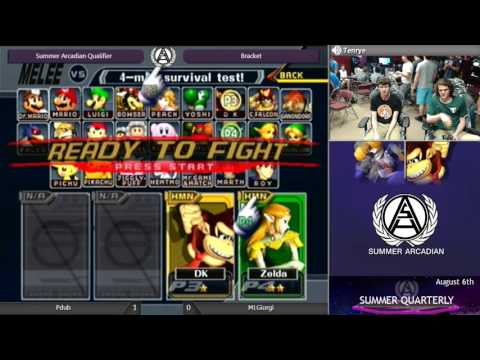 Pdub (Sheik) vs Mi.Giorgi (DK) - ASH@WIT Melee Summer Arcadian Bracket