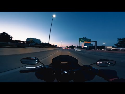 Just Ride 03 - Evening Freeway | Sawicki Exhaust S&S 475 Cam - 2023 Harley Low Rider ST | 4K 60FPS