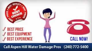 preview picture of video 'Aspen Hill MD Water Damage Repair (240) 772-5400 BEST Choice!'