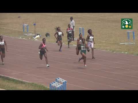 Joy Udo Gabriel wins heat 4 of women's 100m at the Port Harcourt Golden League
