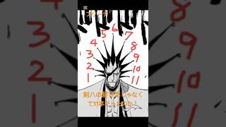 剣八のかみ11本だったのか！#anime #animation