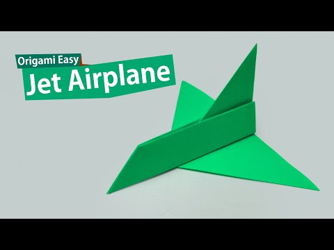 How to make a paper airplane model Origami Easy F14 Tomcat